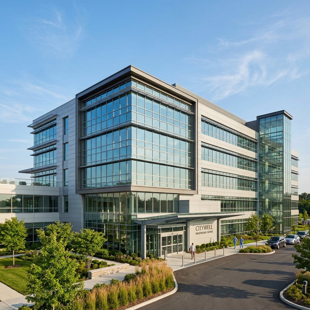 Modern hospital infrastructure built by Avighna Solutions